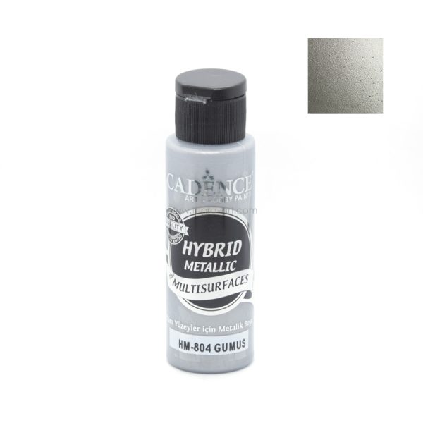 CADENCE | Hybrid METALLIC for Multisurfaces 70ml | HM-804 Silver