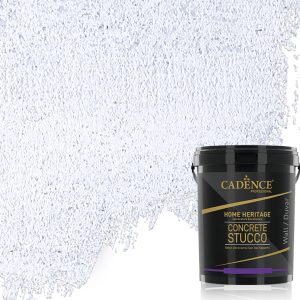 CADENCE Concrete Stucco Effect Paste | White - Thick grade | Krupna tekstura | 3kg