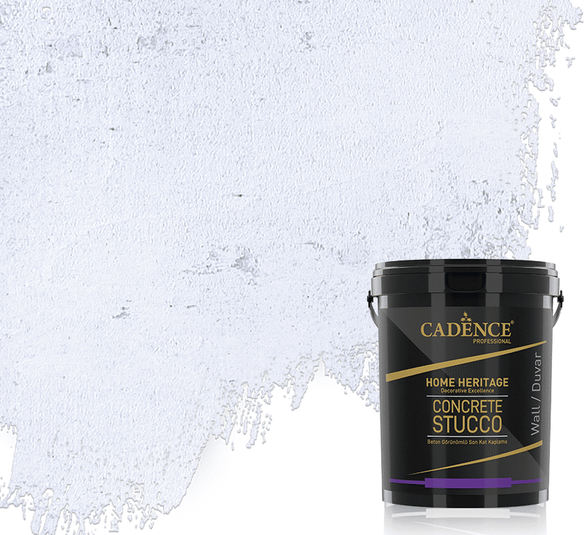CADENCE Concrete Stucco Effect Paste | White - Thin grade | Sitna tekstura | 3kg