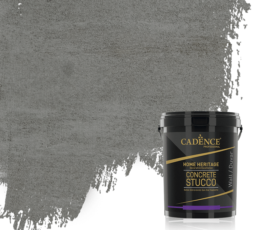 CADENCE Concrete Stucco Effect Paste | Gray - Thin grade | Sitna tekstura | 3kg