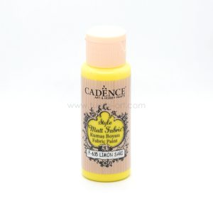 CADENCE Style Matt Fabric | 635 Lemon Yellow | 59ml
