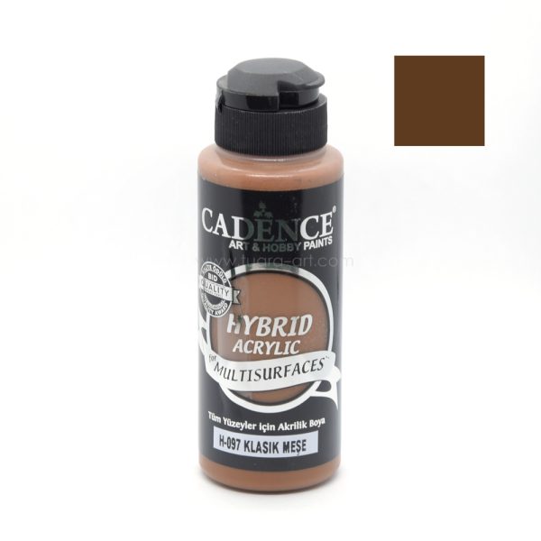 CADENCE | HYBRID Acrylic for Multisurfaces 120ml | H-097 Classic Oak