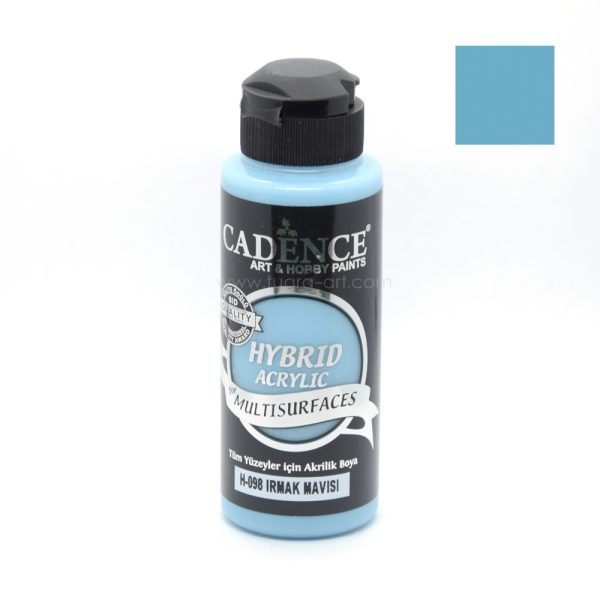 CADENCE | HYBRID Acrylic for Multisurfaces 120ml | H-098 River Blue