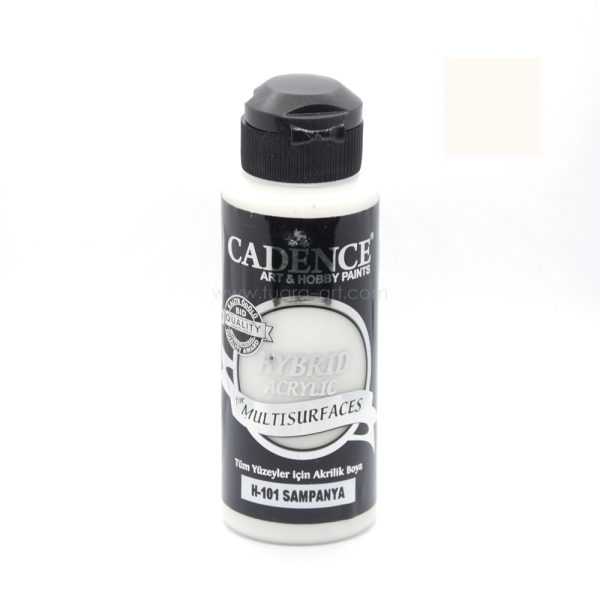 CADENCE | HYBRID Acrylic for Multisurfaces 120ml | H-101 Champagne