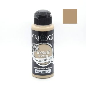 CADENCE | HYBRID Acrylic for Multisurfaces 120ml | H-102 Cardboard