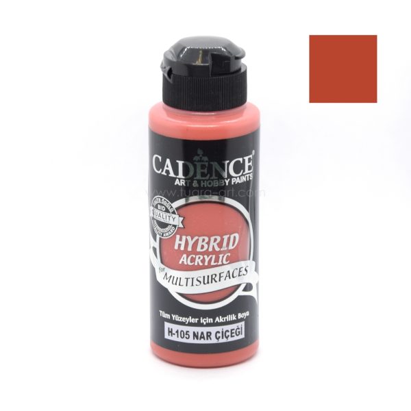 CADENCE | HYBRID Acrylic for Multisurfaces 120ml | H-105 Pomegranate Flower