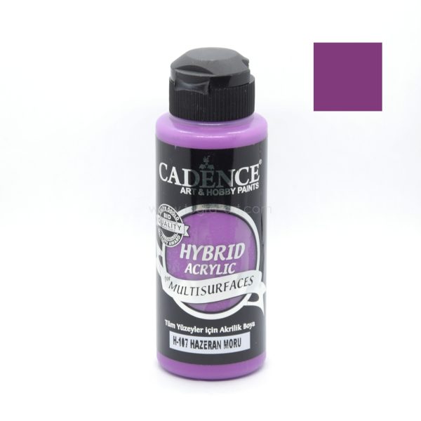 CADENCE | HYBRID Acrylic for Multisurfaces 120ml | H-107 Hazeran Purple