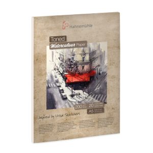 HAHNEMÜHLE Tonirani - Bež akvarel papir u bloku | A5 format | 200g/m² | 20/1