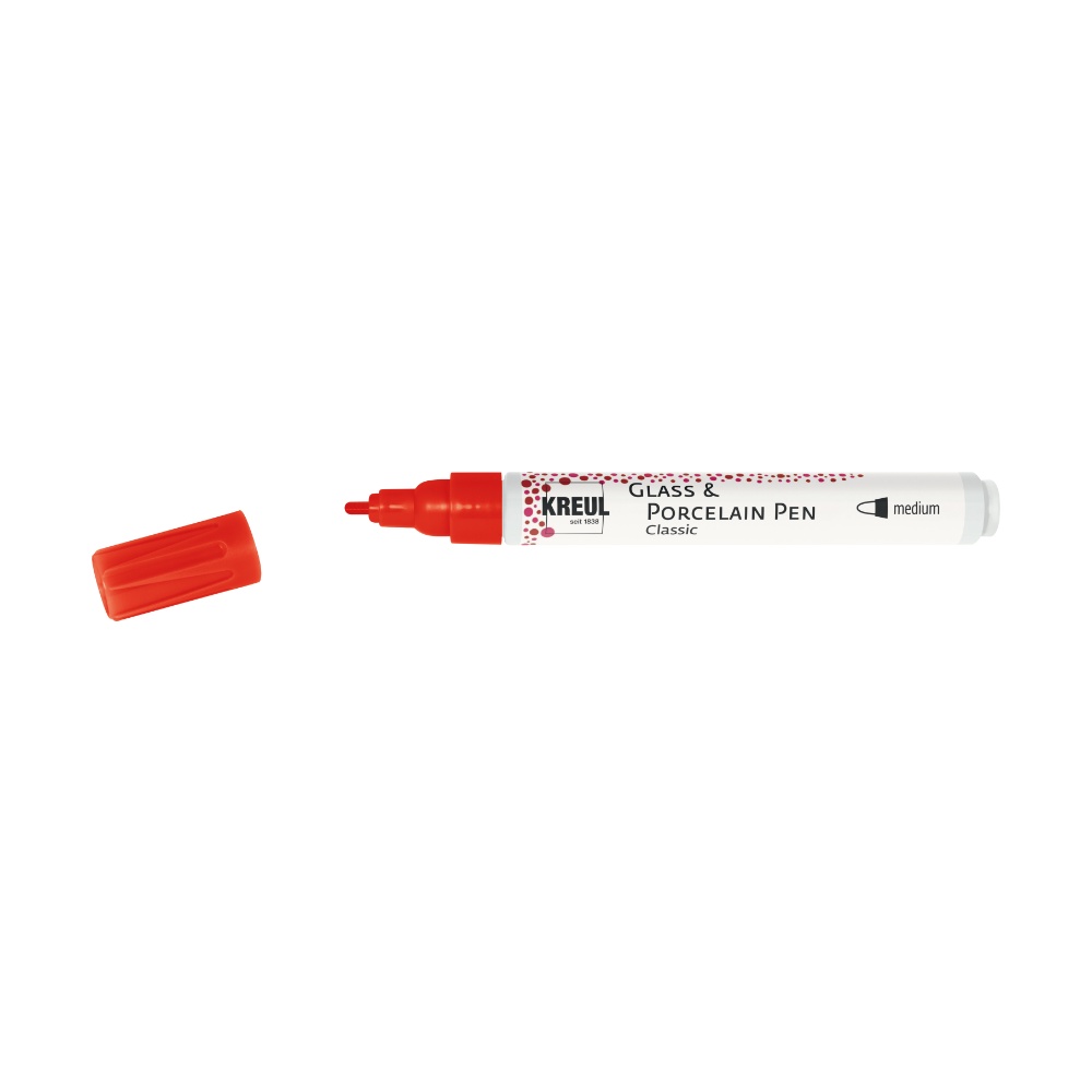 KREUL Marker za staklo i porcelan | 16403 Cherry Red | M