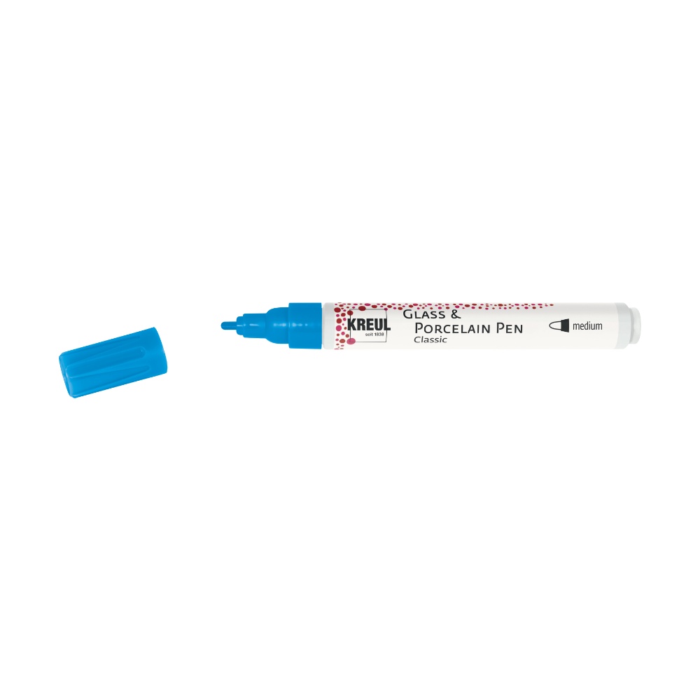 KREUL Marker za staklo i porcelan | 16406 Light Blue | M