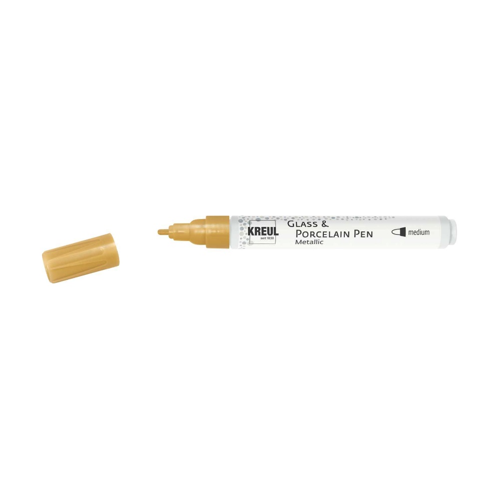 KREUL Marker za staklo i porcelan METALIK | 16415 Gold | M