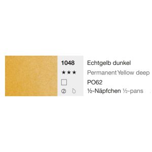 LUKAS AQUARELL 1862 Akvarel boje | 1048 Permanent Yellow | Kockica 1/2
